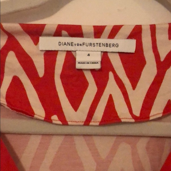 DIane Von Furstenberg DVF Reina Silk Jersey Dress - Picture 3 of 3